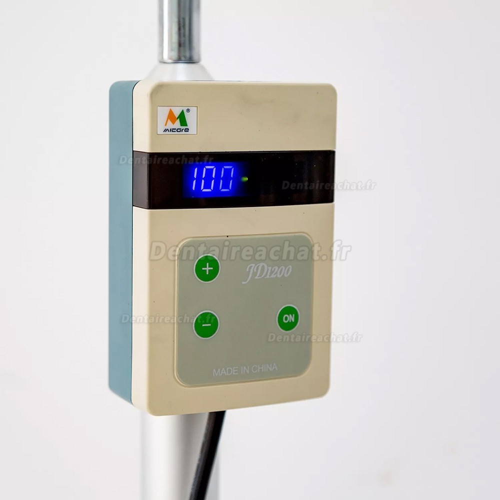 Lampe d'examen dentaire à LED à pince Micare JD1200J 12 W (à fixer sur le bureau)